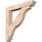 Ekena Millwork Funston Slat Smooth Bracket w/ Offset Brace, Douglas Fir, 7 1/2"W x 46"D x 46"H BKT0806X46X46FST06SDF - alternate 1